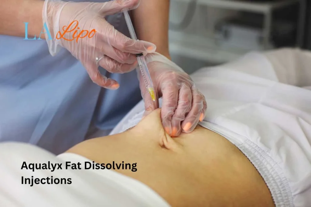 woman having fat dissolving injections Sedgley in the stomach