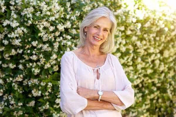 Older woman happy with urinary incontinence treatment Sedgley